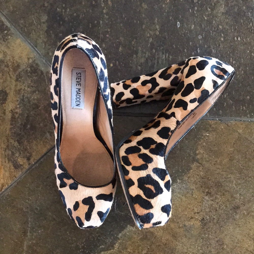 Cute....block Leopard 👠!!!